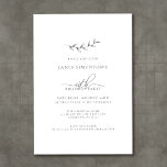 Einfache Elegant Botanischer 60. Geburtstag Einladung<br><div class="desc">Eine handlich gezeichnet botanische Schrift verbindet sich mit luftiger Kalligraphie und traditioneller Typografie zu einem Fusionsdesign,  das ein Mann oder eine Frau bequem benutzen würde. Dunkelgrauer Text auf Weiß ist die perfekte Wahl für jede Jahreszeit.</div>