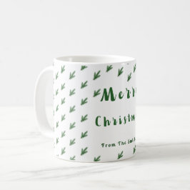 Einfache Elegant Frohe Weihnachten-Tasse Kaffeetasse