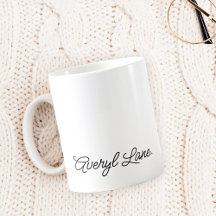 Einfache Elegant Girly Script Calligrafy Name