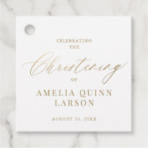 Einfache Elegant Gold Calligraphy Script Christeni