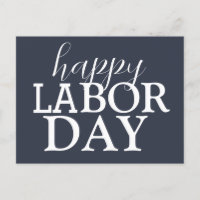 Einfache Elegant Happy Labour Day Red White Blue