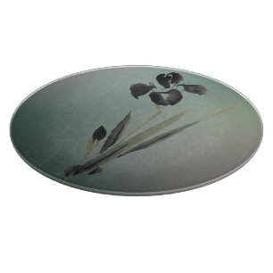 Einfache Elegant Moderne Ukiyo-e japanische Iris Schneidebrett