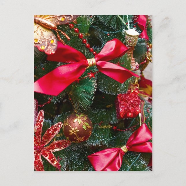 Einfache Elegant Retro Neujahr Frohe Weihnachten (Vorderseite)