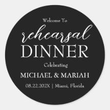 Einfache Elegante Abendessen vor der Probe