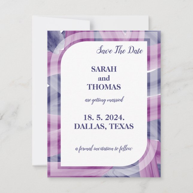 Einfache, elegante Akrylmalerei (Vorderseite)