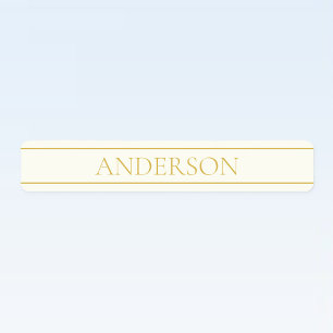 Einfache, elegante, benutzerdefinierbare Textform  Etiketten