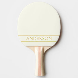 Einfache, elegante, benutzerdefinierbare Textform  Tischtennis Schläger