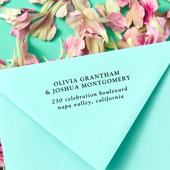 Einfache Elegante benutzerdefinierte Couponnamen-R Permastempel (Rubber Stamp Mock-up)