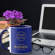 Einfache Elegante Business Logo Royal Blue Gold