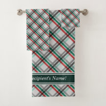 Einfache Elegante Christmas Red Green Kariert