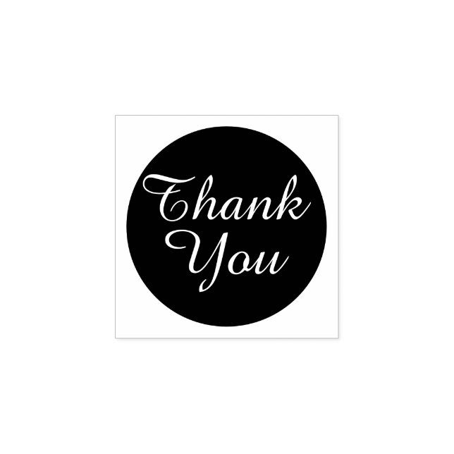 Einfache Elegante Custom Vielen Dank Rubber Briefm Gummistempel (Prägung)
