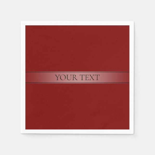 Einfache, elegante Farbe des Farbstreifens Serviette (Vorderseite)