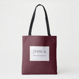 Einfache Elegante Gold Burgund Wine tasting in der Tasche