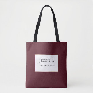 Einfache Elegante Gold Burgund Wine tasting in der Tasche