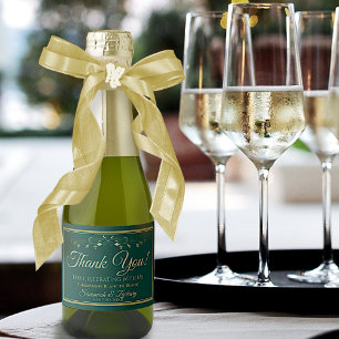 Einfache Elegante Gold & Emerald Green Wedding Min