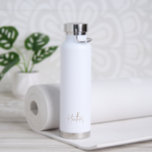Einfache Elegante Gold Name Modern Trinkflasche<br><div class="desc">Moderne und einfache Gold- und Weißwasserflasche mit minimalistischem Design in elegantem Schriftsatz. Ein elegantes Design,  das sich gut für ein Mädchen eignet.</div>