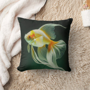 Einfache Elegante Goldfish Digitale Kunstwerke   Kissen