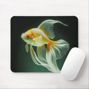 Einfache Elegante Goldfish Digitale Kunstwerke Mousepad