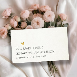 EINFACHE ELEGANTE GRAUTYPOGRAPHIE SAVE THE DATE MAGNETKARTE