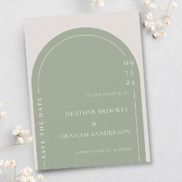 Einfache Elegante Grüne Hochzeit Sichern Sie das D