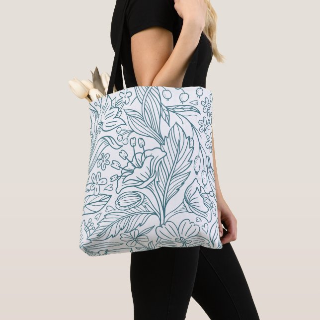 Einfache Elegante Hibiskus Blätter | Tasche (Von Nahem)