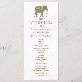 Einfache Elegante Hochzeit Programm