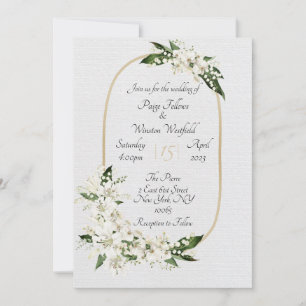 Einfache, elegante Hochzeitseinladung Einladung