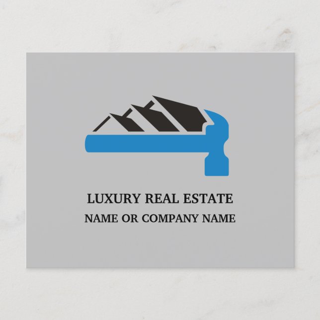 Einfache Elegante Immobilien-Entwicklung für Real  Flyer (Vorne)