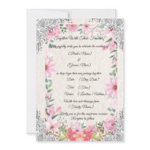 Einfache elegante indische Hochzeitseinladung | Tr