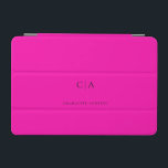 Einfache, elegante iPad Miniabdeckung mit Monogram iPad Mini Hülle<br><div class="desc">Modernes,  einfaches,  elegantes Monogramm-Pad,  neonrosa. Editieren Sie Ihr Produkt in wenigen Minuten. Sie können Schriftart/Größe/Farbe und Position mit "weiter personalisieren" ändern.</div>