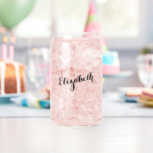Einfache Elegante Kalligrafie Schrift Chic Monogra Dosenglas