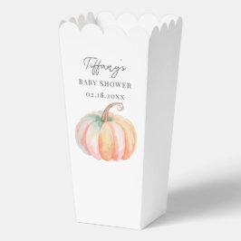 Einfache Elegante Kleine Pumpkin Fall Babydusche Geschenkschachtel