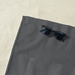 Einfache, elegante, kundenspezifische Foto-Collage Strandtuch