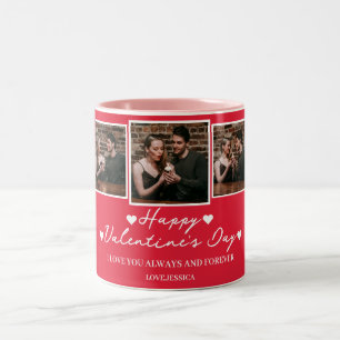 Einfache Elegante Liebe Valentine Zweifarbige Tasse