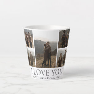 Einfache Elegante Liebe Valentinstag Pärchen 5 Fot Milchtasse