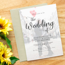 Einfache Elegante Moderne Foto Hochzeit