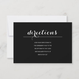 Einfache elegante moderne Karte für Hochzeiten