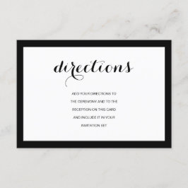 Einfache elegante moderne Karte für Hochzeiten