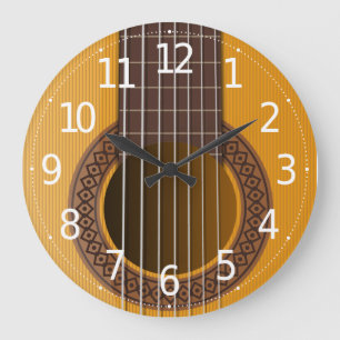 Einfache elegante musikalische Wanduhr der