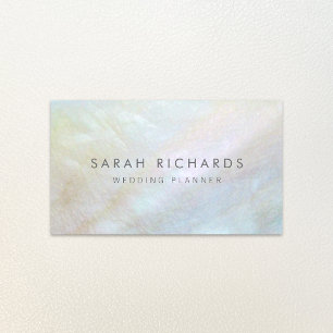 Einfache elegante Mutter Pearl Business Cards Visitenkarte