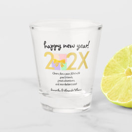 Einfache Elegante New Year's Eve Party Geschenkbox Schnapsglas