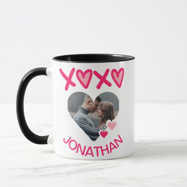 Einfache Elegante Niedliche Liebe Tasse (Links)