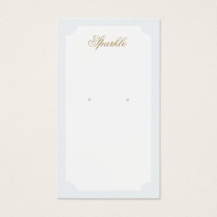 Einfache elegante Ohrring-Display-Karte