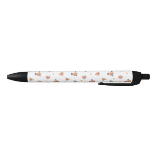 Einfache elegante orange Blume Niedlich Kugelschreiber