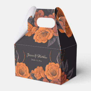 Einfache elegante Orangenblüten Geschenkschachtel