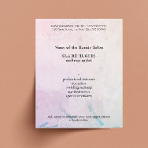Einfache Elegante Pastel Makeup Artist