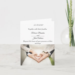 Einfache, elegante Personalisierte Einladung zur H