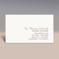 Einfache Elegante Psychiater