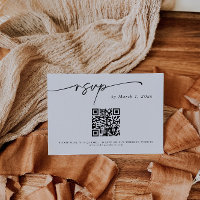 Einfache Elegante QR-UAWG-Einsteckkarte
