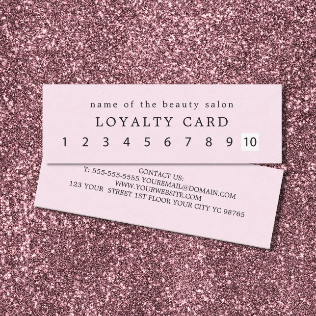 Einfache Elegante Rose Treuekarte (Von Creator hochgeladen)